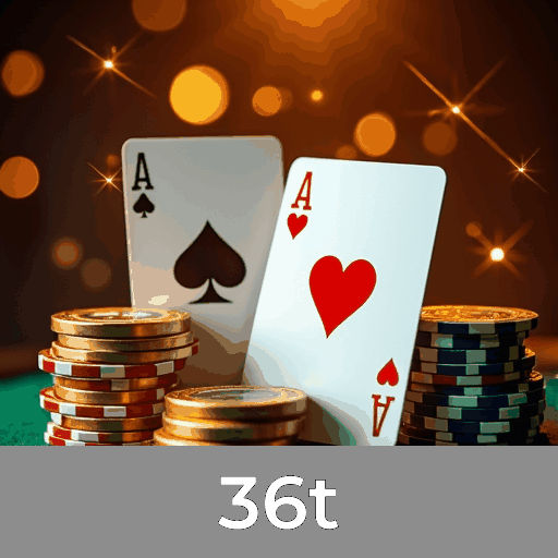 36t: Slots com Mega Prêmios, Poker Estratégico, Blackjack Ao Vivo